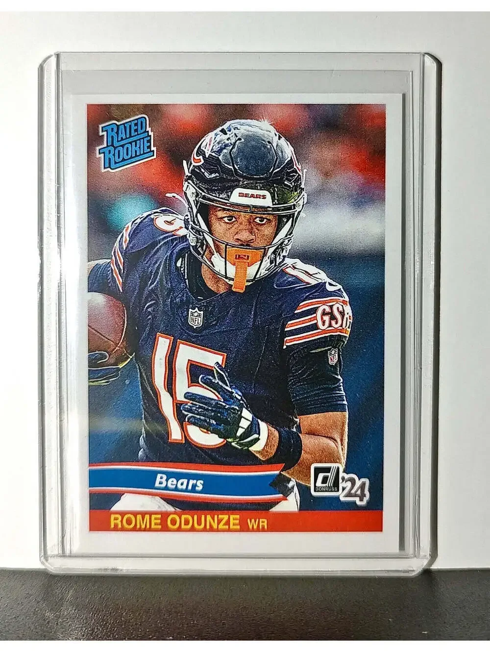 Rome Odunze Rookie 2024 Panini Rated Rookie Retro NFL #20 Card Bears 1 of 890
